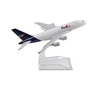 YZCIS 16cm UPS For Boeing 747 Airplane Model Plane Aircraft Diecast Metal 1 400 Scale Planetoy Set(FedEx Airbus A380)