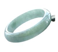 YZCIS Accesorios de joyería de Brazalete de Jade Verde Natural de Jade