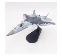 YZCIS Airplane Model 1/100 For Russian Su 57 Fighter Stealth Aircraft Model Airplane Model Aircraft Model With Stand Exquisite Collection Gift