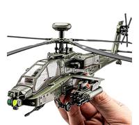 YZCIS Airplane Toy For Apache Helicopter Gunship Alloy Model Replica Metal Blackhawk Fighter Aircraft Model Aircraft Toys For Boys Teenagers Adult Collection Display Gifts For Aviation Enthusiast Gift