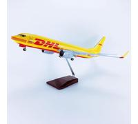 YZCIS AZIZAT Airplane Models Delta DHL A380 C919 Large 18.5In Aircraft Model Jet Airplane Die-Cast Model Plane Resin for Collection Gift,DHL