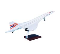 YZCIS AZIZAT Airplane Models Delta DHL A380 C919 Large 18.5In Aircraft Model Jet Airplane Die-Cast Model Plane Resin for Collection Gift,British Concorde