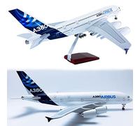 YZCIS AZIZAT Airplane Models Delta DHL A380 C919 Large 18.5In Aircraft Model Jet Airplane Die-Cast Model Plane Resin for Collection Gift,A380 Prototype
