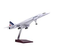 YZCIS AZIZAT Airplane Models Delta DHL A380 C919 Large 18.5In Aircraft Model Jet Airplane Die-Cast Model Plane Resin for Collection Gift,France Concorde
