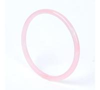 YZCIS Braceletas de Cadena de Jade de Color Rosa Claro de la Mano de Clase Natural, Joyas de Jade Jade Jade joyret, 54-59 mm, 56 mm, 56 mm, 56 mm