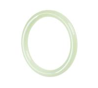 YZCIS Brazalete del Bangle de Jade Delgado para Mujeres, Pulsera de Buena Fortuna de Jade Natural Buena Suerte Regalos