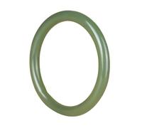 YZCIS Brazalete del Bangle de Jade Delgado para Mujeres, Pulsera de Buena Fortuna de Jade Natural Buena Suerte Regalos
