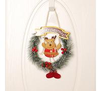 YZCIS Christmas Front Door Wreath Outdoor Wreath for Christmas Large Wreath Outdoor Winter Garland Garage Decorations in Winter Holiday Festive Atmosphere improvements Daily Life