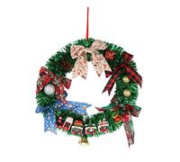 YZCIS Christmas Wreath, Decoration for Door Wall House, Christmas Wreath with Colorful Butterfly Festival Decoration Garland, Fashion Unique for Festival
