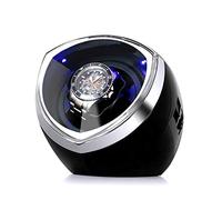 YZCIS Creative Heart-Shaped Automatic Single Winding Storage Bracelet Collection Two Colors Optional Watch Display Box (Black)