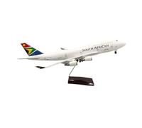 YZCIS Display scale aircraft 1:150 For B747 South African Plane Model Highly Restored Simulated Scale Aircraft Reception Area Ornament Suitable for gift giving(No lamp)