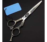 YZCIS Hair Cutting Shears, 6 Inch Professional Upscale 440c Retro Hair Scissors Set Cutting Barber Makeup Thinning Shears Hairdressing Scissors (Cutting