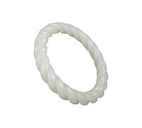 YZCIS Jade Bangle for Women Feng Shui Bangle Buena Suerte Jade Diseño de Mujer Jade China Cumpleaños