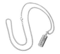 YZCIS Mens Gold Beaded Necklace for Essential Oil Vial Pendants - Unique Charm Pendant & Diffuser