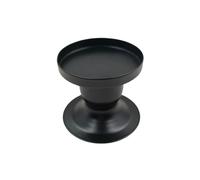 YZCIS Practical Black/Gold Iron Candlesticks Holder Decorative Round Stand Home Decorations Pillars