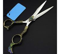 YZCIS Professional Hair Cutting Shears, 6 Inch Upscale 440c Hair Scissors Set Cutting Barber Makeup Tools Thinning Shears Hairdressing Scissors (Cutting)