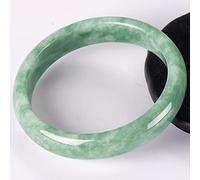 YZCIS Pulsera de Jade para Mujeres Joyas Verde Jade Pulsera China Brazalete Verde de Estilo Retro Jade Jade Caja de cumpleaños exquisitos Regalos de cumpleaños, 58-59 mm