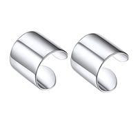 YZCIS S925 Sterling Silver Ear Cuff Helix Cartilage Clip on Earrings Non Piercing Earrings Set for Women Fits Sensitive Ears (with Gift Box)