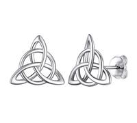 YZCIS Silver Stud Earrings for Women Sterling Silver Celtic Heart/Star/Butterfly Earring Studs Celtic Jewellery Hypoallergenic Small Earrings(Gift Wrapped)