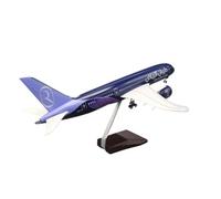 YZCIS Small Scale Model Planes 1:130 For B787 Plane Models Large Model Airplane Riyadh Diecast Airplanes With LED Light Collection Model Building Kit(With light)