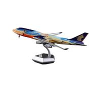 YZCIS Small Scale Model Planes 1:200 For B747-400 9V-SPK Singapore Seven Colored Bird Simulation Aircraft Models Alloy Toy Model Building Kit