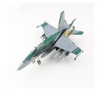 YZCIS Small Scale Model Planes 1 72 For American F/A-18C F18 Fighter Model VA-195 Squadron Alloy Die-cast Aircraft Model Series Decorative Ornaments Model Building Kit