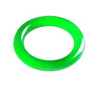 YZCIS Species de Hielo de Esmeralda Natural Green Quartitite Jade Bangle Brazelet, Jade Jade Color A Green Bar Barra de Barra Redonda delicadas Pulseras de Belleza, con Caja de joyería, 54-64 mm, 62