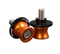 YZCSYBBF Swingarm Slider Spools FOR FZ1 For Fazer FZ-1 2006-2022 2023 2015 2007 2008 2009 2010 Motorcycle 6MM Stand Screws Swingarm Slider Spools(FZ1 orange)