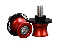 YZCSYBBF Swingarm Slider Spools FOR FZ1 For Fazer FZ-1 2006-2022 2023 2015 2007 2008 2009 2010 Motorcycle 6MM Stand Screws Swingarm Slider Spools(FAZER red)
