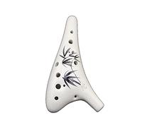 YZDKJ 12 Hole Chinese Style Ocarina Graceful Shape Pottery Ocarina In Alto C (Color : A)