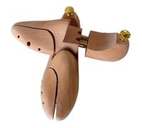 YZDKR 1 Pair Wood Adjustable Shoe Trees For Men Women Spring Solid Shoe Support Metal Knob Shoe Tree Shaping Shoe's Stretcher for Men & Women(EU SIZE 35-36)