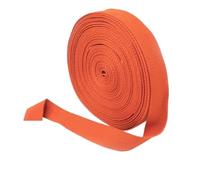YZDKR 10 Meters 20/25/32/38/50mm Cotton Webbing 1.3mm Thick Canvas Bag Strap Backpack Band Clothes Ribbon Tape DIY Sewing Accessories for Sewing Cloth DIY Craft(Orange,32mm)