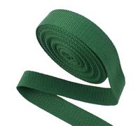 YZDKR 10 Meters 20/25/32/38/50mm Cotton Webbing 1.3mm Thick Canvas Bag Strap Backpack Band Clothes Ribbon Tape DIY Sewing Accessories for Sewing Cloth DIY Craft(Green,50mm)