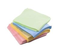 YZDKR 10Pcs Jewelry Cleaning Cloth Cotton Cashmere Titanium Steel Maintenance Special Glasses for Jewellery(13x13cm Random Color)