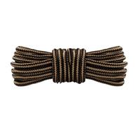 YZDKR 1Pair Shoe Laces Boots Round Striped Double Color Fashion Shoelaces Outdoor Hiking and Leisure Sports Shoelace for footwear across all age groups(Yellow black,70cm)