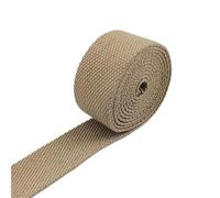 YZDKR 3 Meters 20-38mm 2mm Cotton Webbing Tapes Backpack Belt Ribbon Polyester Band Straps Luggage Bias Binding DIY Accessories for Sewing Cloth DIY Craft(7Khaki,25mm)