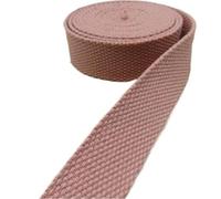 YZDKR 38mm 5 meters Canvas Webbing Belt Bag Cotton Nylon DIY BackPack Strap Sewing Accessories for Sewing Cloth DIY Craft(Light pink)