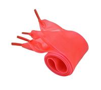 YZDKR 4cm Widened Shoelaces Transparent Chiffon Yarn Flat Silk Big Bow Wide Laces White Casual Shoes for footwear across all age groups(Watermelon Red,80cm)