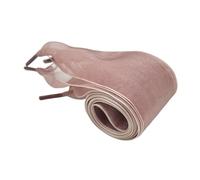 YZDKR 4cm Widened Shoelaces Transparent Chiffon Yarn Flat Silk Big Bow Wide Laces White Casual Shoes for footwear across all age groups(Rose Brown,60cm)