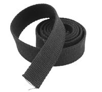 YZDKR 5 Meters 20mm Canvas Ribbon Belt Bag Thickening Cotton Webbing Knapsack Strapping Sewing Accessories for Sewing Cloth DIY Craft(Black)