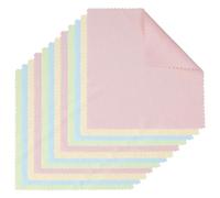 YZDKR 50/40/30/20/10pc Jewelry Cleaning Glasses Fabric Polishing Cloth Sterling Silver Gold Platinum Small Polish Clothes 13x13cm for Jewellery(Random 40pcs)
