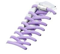 YZDKR Elastic No Tie Shoelaces Semicircle Shoe Laces for Kids and Adult Sneakers Shoelace Quick Lazy Metal Lock Strings for footwear across all age groups(WHITE)