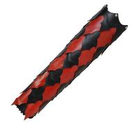 YZDKR Medieval Larp Archer Dragonscale Quiver Forest Elven Leather Back Arrow Case Holder Robin Hood Ranger Elf Bowman Archery Holster for Compound and Recurve Bow Practice(Black and brown)