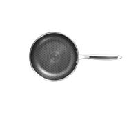 YZDKR Stainless Steel Frying Pan Nonstick Wok 316 Stainless Steel Honeycomb Frying Pan Household Kitchen Multi-Function Pots Universal for Stoves(26cm)