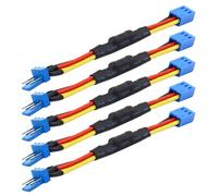 Yzdysg 5pcs/lot Fan Resistor Cable 3 Pin Male To 3Pin Female Connector Reduce PC CPU Fan Speed Noise Resistor Slow Down Cable
