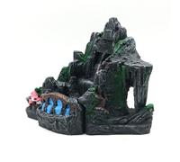 Yzdysg Aquarium Dynamic Waterfall Aquariums Decorations Art Terrarium Habitat Ornaments Photo Props Aquarium Landscape Decoration