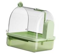Yzdysg Birdcage,Smarted Water Circulations Space Saving Bird Bath Convenient Hanging Bird Bath for Bird Cage Accessory