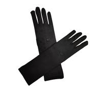 Yzdysg Gloves,Embroidery Flower Hand Gloves for Arabian Simple Stretch Sunproof Arm Protector Casual Wear Arm Gloves for Muslims Women