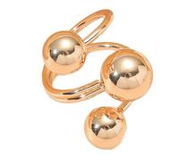 Yzdysg Rings, Adjustable Size Rings with Glossy Sphere Open for Men and Women Stylish Jewelry for Party and Daily Wear