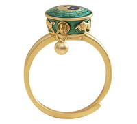 Yzdysg Rings, Pattern Vintage Spinner Jewelry for Women Finger Women Men Rings Rotatable Anti Stress Buddhism